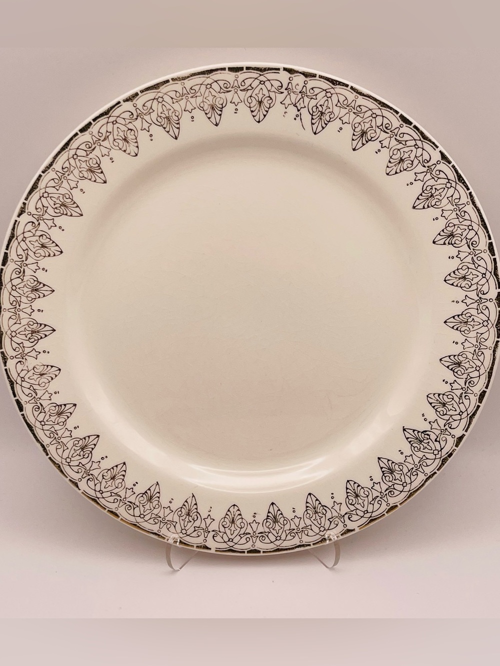Vintage Stetson 22K Gold Rim Dinner Plates USA Made | Set of 3